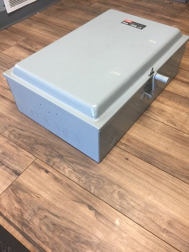 FPE 7232 NON-FUSIBLE GENERAL DUTY SAFETY SWITCH 240VAC 250VDC 200AMP 60HP 3 WIRE3