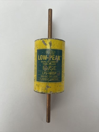 BUSSMANN LPJ-400SP LOW-PEAK DUAL-ELEMENT TIME-DELAY FUSE 400AMP 600VAC0