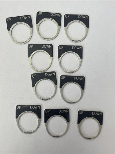 CUTLER HAMMER EATON 10250TM48 UP DOWN LEGEND PLATE 30-2698-77 (LOT OF 10)0