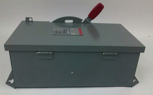 WESTINGHOUSE, HUN362, SAFETY SWITCH, 60A, 600V, 3P, TYPE 1 INDOOR ENCLOSURE, NEW9