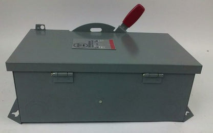 WESTINGHOUSE, HUN362, SAFETY SWITCH, 60A, 600V, 3P, TYPE 1 INDOOR ENCLOSURE, NEW9