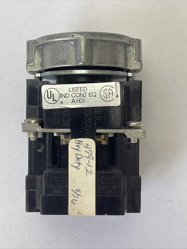 CUTLER HAMMER 10250H479A12 PUSHBUTTON1