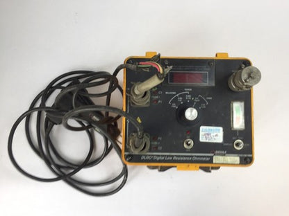 BIDDLE INSTRUMENT 247000-8 DLRO DIGITAL LOW RESISTANCE OHMMETER USE WITH BEH-0