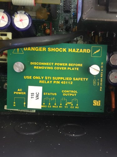 STI MS/FS43CNTRL-BW-U-AC1 MINI SAFE / FLEX SAFE 4300B-2 TEST PROCEDURE 115VAC10