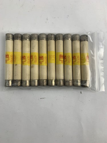 Gould Shawmut Amp-trap A6Y3 Type 1 3A 600V Fuse "Lot of 10"0