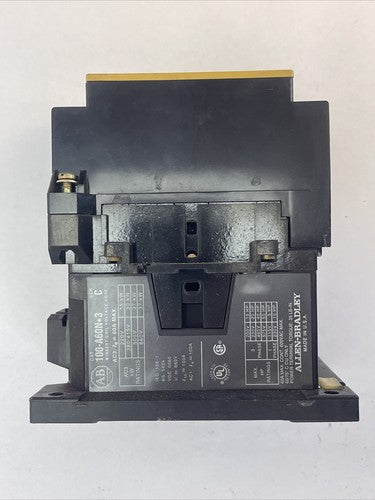 ALLEN BRADLEY 100-A60N*3 CONTACTOR SER C 60A 600VAC 50HP COIL 120V 60HZ2