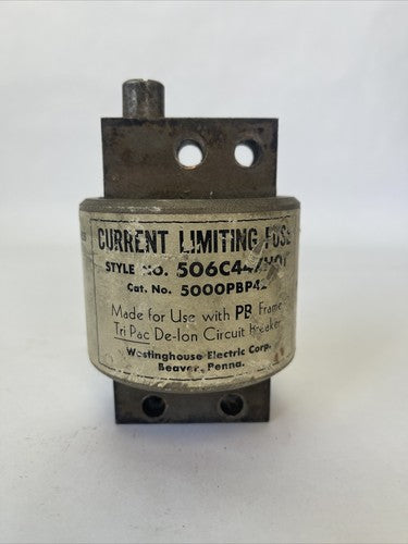WESTINGHOUSE 5000PBP42 CURRENT LIMITING FUSE 506C447H010