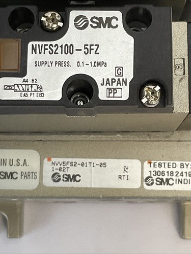 SMC VALVE MANIFOLD NVV5FS2-01T1-05 1-02T NVFS2600-5FZ NVFS2200-FZ NVFS2100-5FZ1