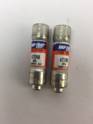 FERRAZ SHAWMUT USCC2 FUSE HOLDER 600V 30A WITH ATDR8 FUSES 8A 600VAC8