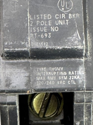 GE - THQMV4200 - CIRCUIT BREAKER (NO POLE TIE) - 2 POLE, 200 A, 240 VAC2