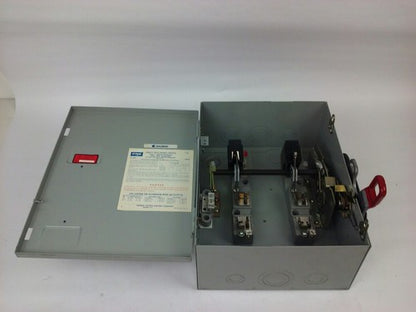 CHALLENGER H1622SN, H.D. SAFETY SWITCH, TYPE 1 INDOOR, 60A, 240V, FUSIBLE, NEW2