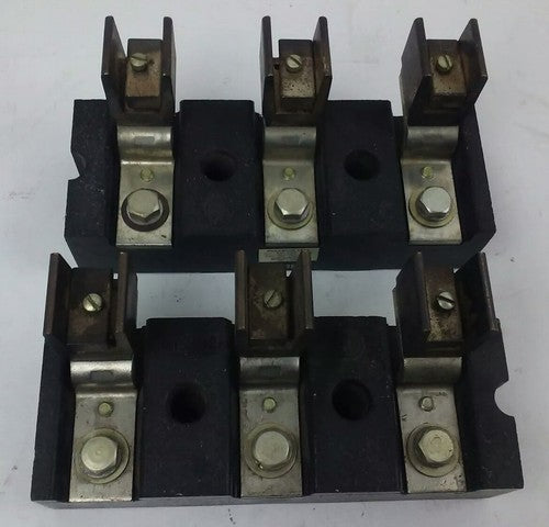 ALLEN BRADLEY 1491-N423 FUSE BLOCK,200AMP, 250 OR 600V, 3P,W/ X-123968, 1491N4233