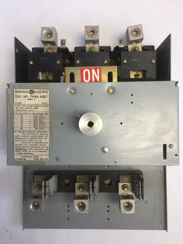 GE THMA35J5 DISCONNECT SWITCH 600A 600VAC 250V 3 POLE MODEL 20