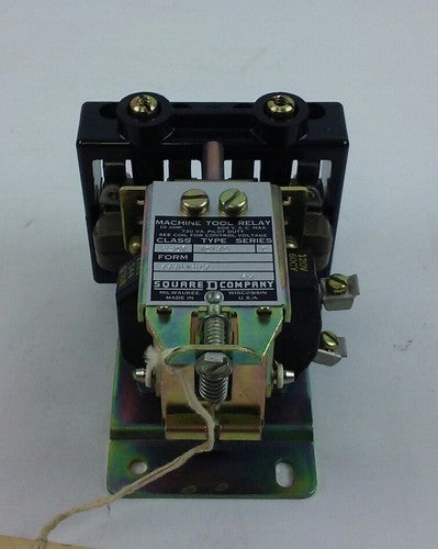 SQUARE D AC MAGNETIC RELAY CLASS 8501 TYPE AO-40, SERIES C, 4 POLE, 10AMPS, NEW3
