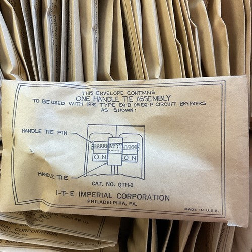 ITE QTH-1 ONE HANDLE TIE ASSEMBLY TO BE USED WITH TYPE EQ-B OR EQ-P (LOT OF 70)1