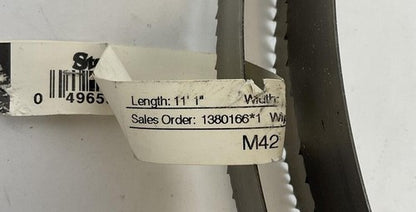 STARRETT 99297-11-01 BANDSAW BLADE 11'1"  X 1" THCK:0354