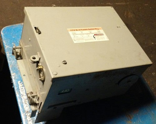 SIEMENS I-T-E XL-U FUSIBLE SWITCH PLUG UV362G - 60A, 600V0