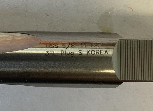 HERTEL HSS SPIRAL POINT TAP 5/8-11 H3 3FL PLUG 411134402