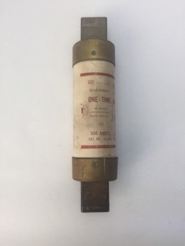 GOULD SHAWMUT OTS300 ONE-TIME FUSE 300AMP 600VAC CLASS K-5 (LOT OF 3)4