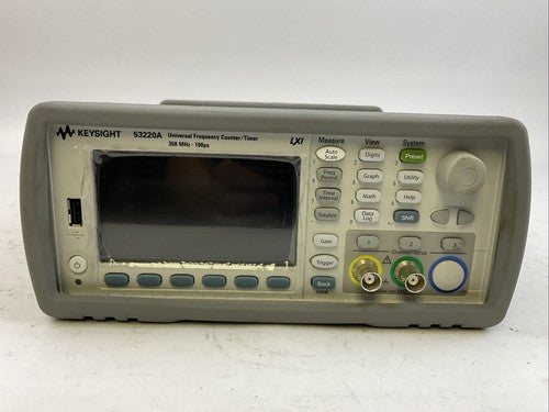 KEYSIGHT 53220A UNIVERSAL FREQUENCY COUNTER/TIMER 350 MHz 100ps 100-240VAC1