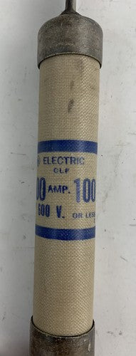 General Electric GF6B100 100A 600V Fuse "Lot of 3"3