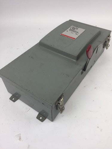 WESTINGHOUSE JHU361 HEAVY DUTY SAFETY SWITCH 600 VAC 480 VAC 240 VAC 30 AMP2