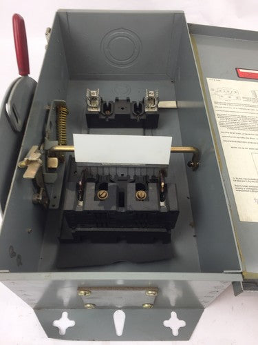 WESTINGHOUSE RHFN261 TYPE 3R RAINPROOF 30 AMP 600 VOLTS AC ENCLOSURE 8