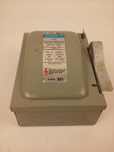 GOULD I-T-E, JU321, 30A, 240VAC/250VDC, 7.5 MAX H.P., 3PH, NEW GOOD CONDITION0