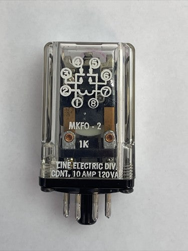 LINE ELECTRIC MKF02 1K RELAY 120VAC 10A0