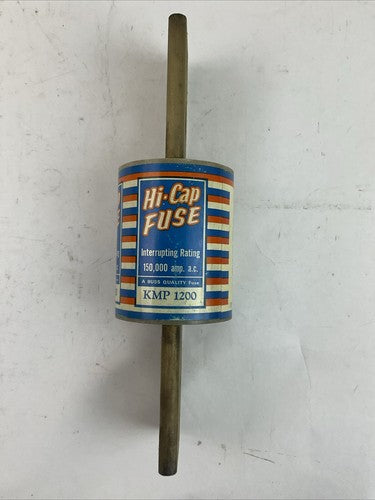 BUSSMANN KMP 1200 HI-CAP FUSE 500VAC INTERRUPTING RATING 150,000 amp a.c.4