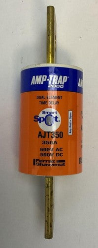 FERRAZ SHAWMUT AJT350 AMP-TRAP 2000 SMART SPOT FUSE 350A 600VAC 500VDC DUAL0