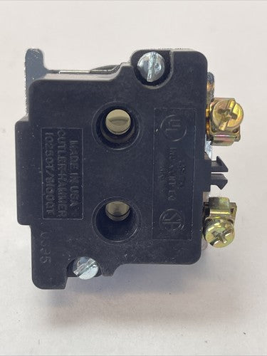 CUTLER HAMMER 10250T202N STD. IND. LIGHT RESISTOR 240V 1 HOLE MTG. SERIES B26