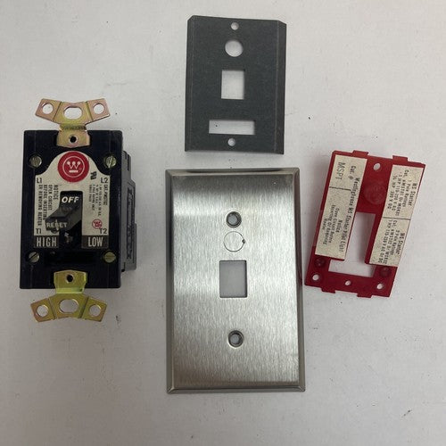 WESTINGHOUSE MST02DN1P MANUAL STARTER SWITCH 2 POLE 1HP 115-230V0