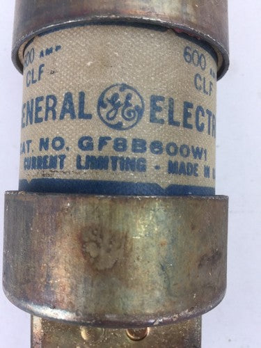 GE GF8B600W1 CURRENT LIMITING CLF FUSE 600AMP 600VAC1
