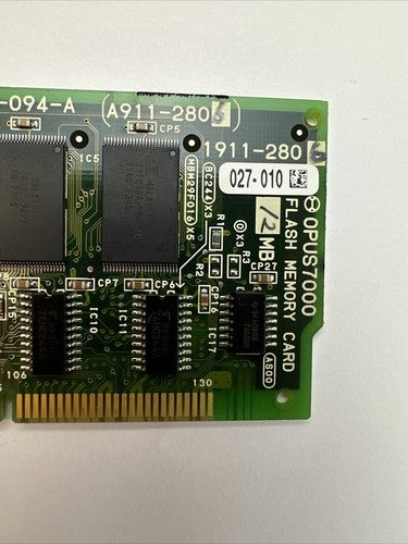 OKUMA OPUS7000 (A911-2806) FLASH MEMORY CARD 12MB E4809-436-094-A 1911-28062