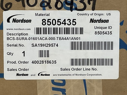 NORDSON 8505435 BCS-SURA-01601ACA-000-TBA4A1AN01 SUREBEAD A GUN1