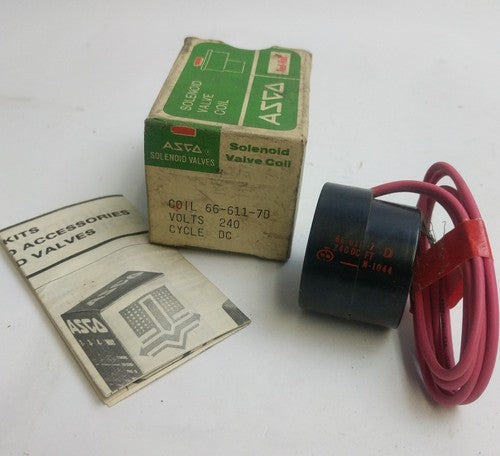 NEW ASCO SOLENOID VALVE 66-611-7D 66117D0