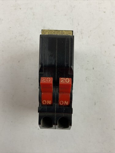 MURRAY / ARROW HART MM2020 TWIN 2POLE CIRCUIT BREAKER 20/20AMP 120/240VAC0