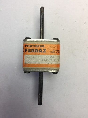 FERRAZ 6000 C3 URG 31ESP 250 D110 PROTISTOR 600VAC 250A0