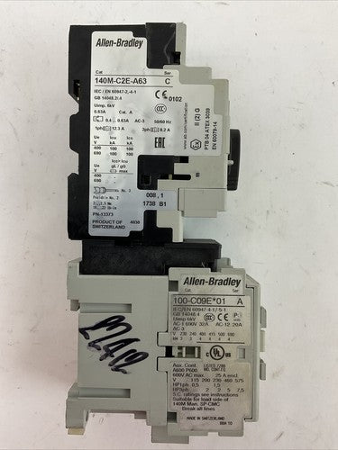 ALLEN BRADLEY 190E-ANEJ1-CA63C ECONOMY STARTER (140M-C2E-A63 + 100-C09E*01)1