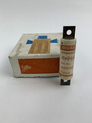 Gould Shawmut Amp-trap A60X80 Type 4 80A 600V Fuse "Lot of 10"0