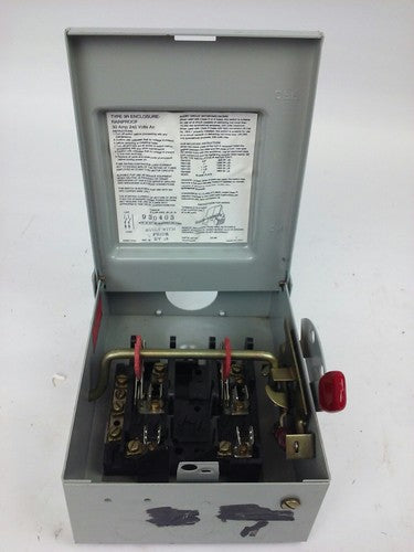 CHALLENGER RGD221SNC, G.D. SAFETY SWITCH, 30A, 240V, TYPE 3R RAINPROOF ENCLOSURE2