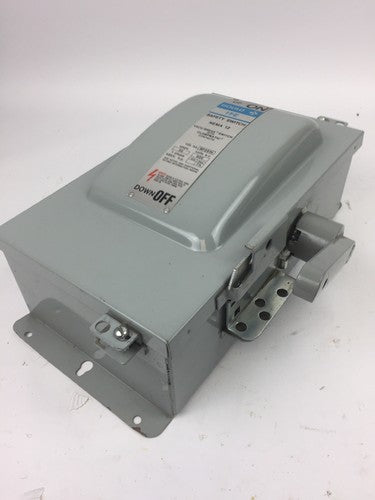 GOULD ITE NF251H VACU-BREAK SWITCH W/CLAMPMATIC CONTACTS 600 VAC 30 AMP 1 PHASE2