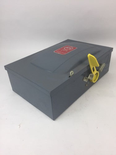 ARROW HART 24229 FUSIBLE HD SWITCH 3SN POLES 100AMP 240VAC 15HP NEMA 1 ENCLOSURE4