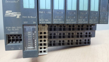 SIEMENS SST 5136-DNS-200S REV. 02.005 W/ 6ES7 138-4CB11-0AB0, 6ES7 131-4BD01-0AA1
