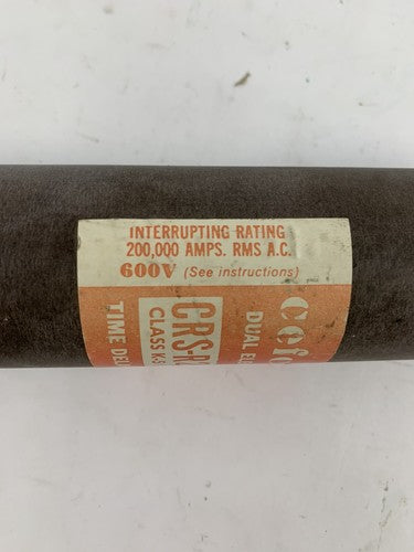 Cefco CRS-R200 200A 600V Class K5 Fuse "Lot of 2"3