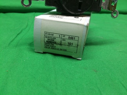 LEVITON 5461 RECEPTACLE BROWN1