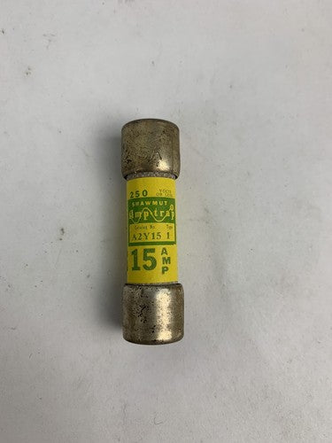 Gould Shawmut Amp-trap A2Y15 15A 250V Fuse "Lot of 10"2