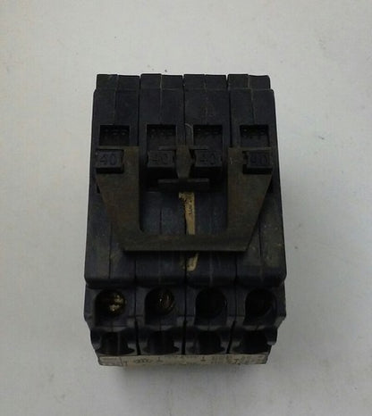 ITE QT2-4040 EQ-T QUAD UNITS PLUG IN CIRCUIT BREAKER 120/240VAC 40/40-40/40AMP0