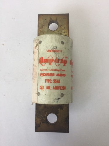 SHAWMUT A4BY1200 AMP-TRAP CURRENT LIMITING FUSE TYPE 55L 1200AMP 600VAC K-DON 0
